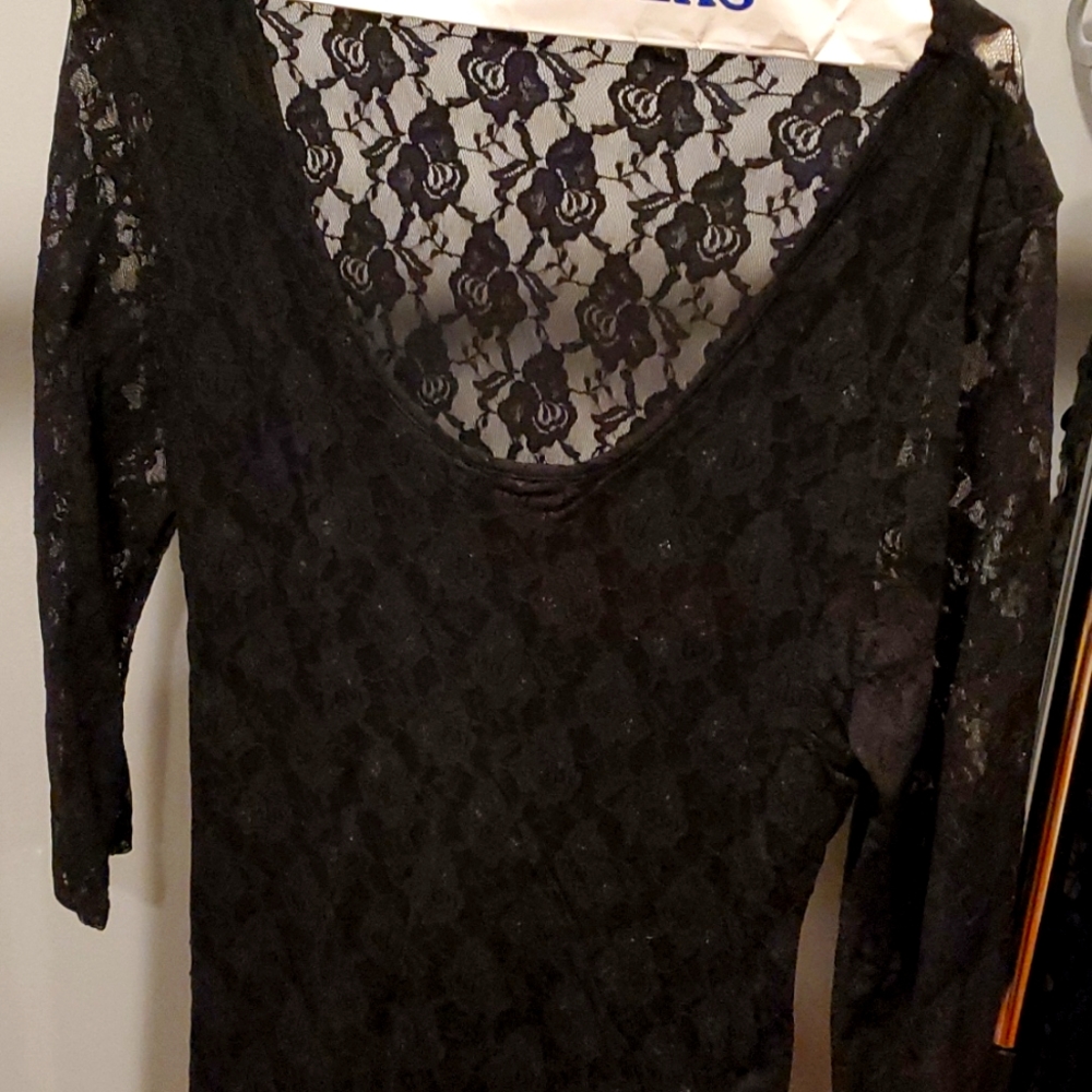 Black Lace guess dress